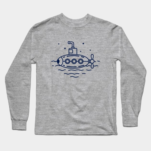 submarine Long Sleeve T-Shirt by sober artwerk